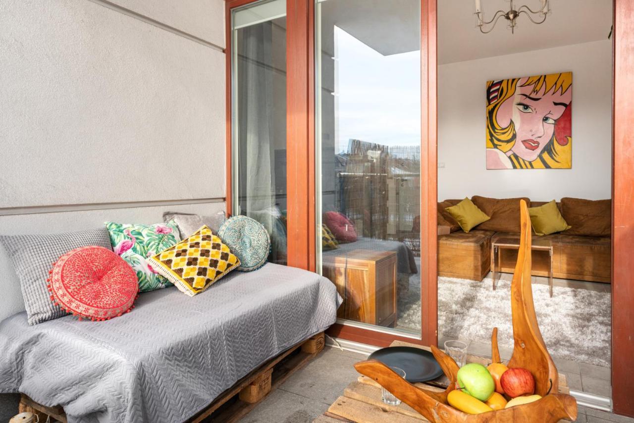 Superapart Wilanowska Apt 20 "Pet-Friendly 1Br Home With Patio ワルシャワ エクステリア 写真